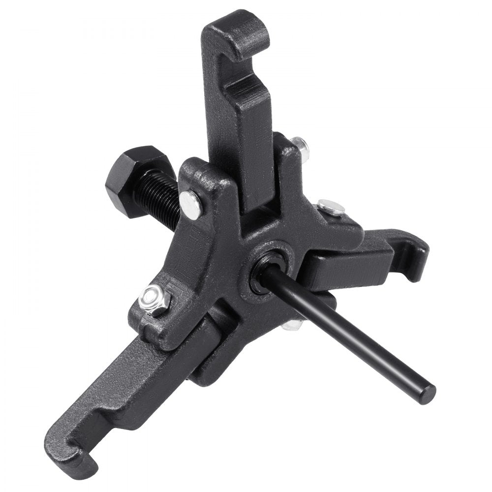 VEVOR Harmonic Balancer Puller Kit, Adjustable 3-Jaw Puller Fits Most Late Model Vehicles, 3-Jaw Pulley Puller Set with 4 Forcing Rods for Removing Harmonic Balancers Without Removing the Radiator
