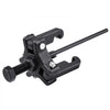 VEVOR Harmonic Balancer Puller Kit, Adjustable 3-Jaw Puller Fits Most Late Model Vehicles, 3-Jaw Pulley Puller Set with 4 Forcing Rods for Removing Harmonic Balancers Without Removing the Radiator
