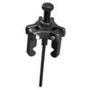 VEVOR Harmonic Balancer Puller Kit, Adjustable 3-Jaw Puller Fits Most Late Model Vehicles, 3-Jaw Pulley Puller Set with 4 Forcing Rods for Removing Harmonic Balancers Without Removing the Radiator