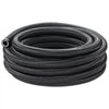 VEVOR 6AN Fuel Line Kit, 25 FT Fuel Hose Kit, 5/16" Nylon Stainless Steel Braided PTFE Fuel Line Kit, E85/Oil/Gas/Diesel Hose End Fitting Kit, with 15 PCS Swivel Fitting Adapter Kit, Black