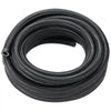 VEVOR 6AN Fuel Line Kit, 25 FT Fuel Hose Kit, 5/16" Nylon Stainless Steel Braided PTFE Fuel Line Kit, E85/Oil/Gas/Diesel Hose End Fitting Kit, with 15 PCS Swivel Fitting Adapter Kit, Black
