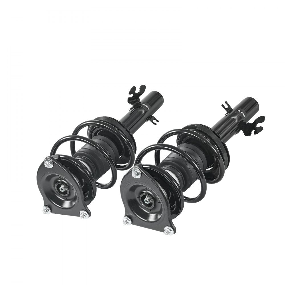 VEVOR Front Shock Absorber Strut Assembly, 2Pcs Shock and Strut Assembly with Coil Spring, Compatible with 2002-2006 Mini Cooper Convertible, Automotive Replacement Struts for OE 172265 / 172266
