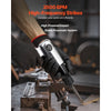 VEVOR Air Hammer, 3500BPM Pneumatic Hammer with 2.76 inch Stroke & 4PCS Chisels Round Shank, Pistol-Grip Compact Air Chisel Pneumatic Shovel Tool for Cutting Punching Scraping
