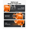 VEVOR 1 Inch Air Impact Wrench, Up to 1200 ft-lbs Nut-Busting Torque, 16.4 lbs Lightweight Pneumatic Impact Gun with Double Handles for Heavy Duty Repairs and Maintenance