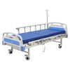 VEVOR Premium 2 Function Full Electric Hospital Bed, ICU Electric Medical Bed with Backrest & Legrest Adjustment, 5" Locking Casters, High-Density Foam Mattress for Home Hospital, 550LBS Loading