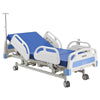 VEVOR Premium 5 Function Full Electric Hospital Bed, ICU Electric Medical Bed with Trendelenburg & Reverse Trendelenburg, 5" Locking Casters & High-Density Mattress for Home Hospital, 550LBS Loading