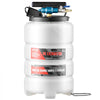 VEVOR Fluid Extractor, 9.5 L Capacity, Pneumatic/Manual Vacuum Oil Extractor Pump with 59 in Long Horse & Three 47 in Extension Tubes, Oil Change Pump with PE Tank for Cars, Lawn Mowers, Boats