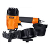 VEVOR Air Roofing Nailer CN45C, 3/4" to 1-3/4" 15 Degree Roofing Nail Gun with Two Firing Modes & Tool-Free Depth Adjustment, 70-110 PSI Pneumatic Coil Nailer for Asphalt Shingles, Roof Sheathing