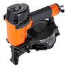 VEVOR Professional Roofing Nailer CN45N, 3/4" to 1-3/4" 15 Degree Air Roofing Nail Gun, 4–5 Nails/S Ultra-Fast Nailing, 70-110 PSI Pneumatic Coil Nailer for Asphalt Shingles, Roof Sheathing