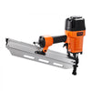 VEVOR Framing Nailer, 80-120PSI Air Nail Gun, 2" to 3-1/2" 21 Degree Full Round Head Pneumatic Framing Nailer with Tool-Less Depth Adjustment & Dual Trigger Modes, Ideal for Framing Decking Flooring