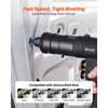 VEVOR Pneumatic Rivet Nut Gun Kit with 1/4" 5/16" 10/24" 3/8" Gun Heads, 20PCS Mandrels, 2500LBS Force, Forward & Reverse Switch, Air Rivet Nut Tool for Auto, Construction, Industrial Manufacturing