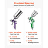 VEVOR 3-Piece Air Spray Gun Kit, Professional Auto Paint Spray Gun Set with 3 Nozzles (1/1.4/1.8mm), 3 Cups & Air Regulator, Gravity Feed Automotive Paint Sprayer for Primer, Topcoat & Touch-Up