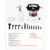 VEVOR Brake Bleeder Kit, 3L Brake Fluid Extractor with 1L Siphon Refilling Bottle & 13 Hose Connectors, Complete Brake Fluid Bleeder Kit with Extended Silicone Hose & Handle, Fit for Most Vehicles
