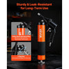 VEVOR Grease Gun, Continuous Cycle Heavy Duty 6000 PSI High Pressure, Pistol Grip Grease Gun Kit with 14 oz Capacity, Includes 18-Inch Flex Hose, 1 Extension Rigid Pipe, 2 Flat Nozzles for Automotive