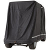 VEVOR 2+2 Passenger Golf Cart Cover, 600D Polyester Full Cover, Suitable for 2+2 Golf Carts, Waterproof, Sunproof, and Dustproof Outdoor Golf Cart Cover with Three Zipper Doors, Black