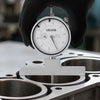 VEVOR Depth Gauge, Depth Micrometer 0-22 inch Measuring Range, 0.001" Resolution, with 4 Anvils & 6 Standard Rods, Precision Easy to Read Mechanical Tool for Measuring Groove, Step, Hole