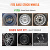 VEVOR Wheel Rim Cover Hubcaps, 15 in Diameter, Sturdy & Durable Scratch-Resistant Hubcap with Snap & Valve Nozzle Hole, ABS & PC Hubcap with High Rigidity & Less Wind Drag, Fits for All Weather Use