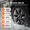 VEVOR Wheel Rim Cover Hubcaps, 19 in, 2020-2023 Model Y Fully Fit Hubcap with Snap, Guard Tape & Valve Nozzle Hole, ABS & PC Hubcap with High Rigidity & Less Wind Drag, Fits for All Weather Use