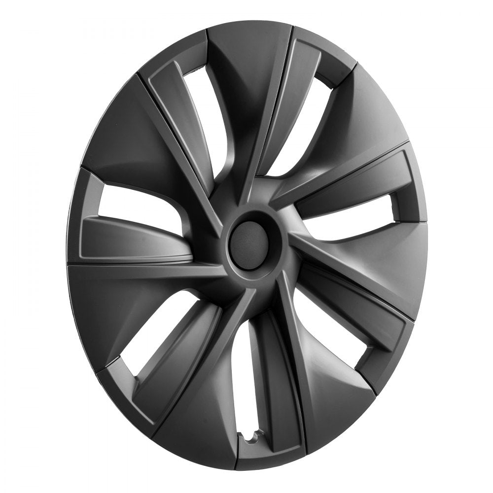VEVOR Wheel Rim Cover Hubcaps, 19 in, 2020-2023 Model Y Fully Fit Hubcap with Snap, Guard Tape & Valve Nozzle Hole, ABS & PC Hubcap with High Rigidity & Less Wind Drag, Fits for All Weather Use