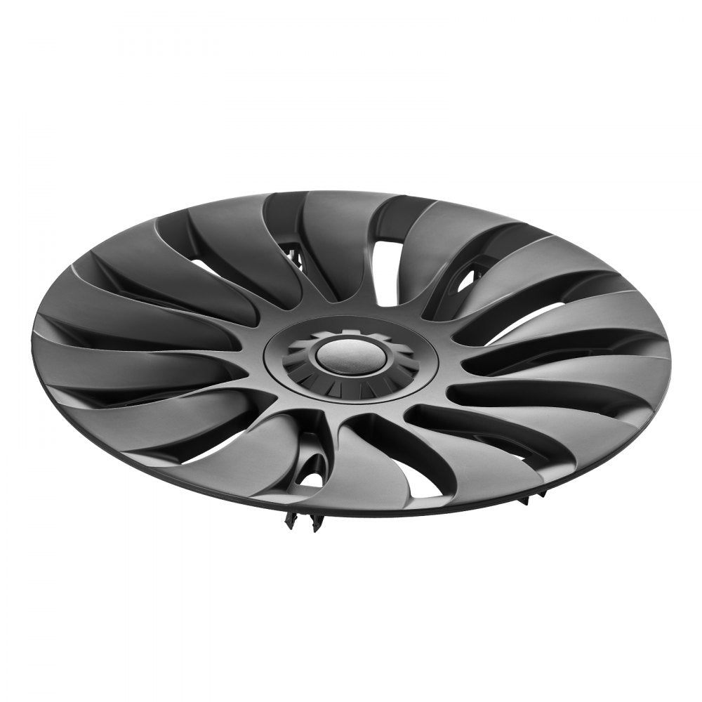 VEVOR Wheel Rim Cover Hubcaps, 19 in, 2020-2024 Model Y Fully Fit Hubcap with Snap, Guard Tape & Valve Nozzle Hole, ABS & PC Hubcap with High Rigidity & Less Wind Drag, Fits for All Weather Use