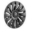 VEVOR Wheel Rim Cover Hubcaps, 19 in, 2020-2024 Model Y Fully Fit Hubcap with Snap, Guard Tape & Valve Nozzle Hole, ABS & PC Hubcap with High Rigidity & Less Wind Drag, Fits for All Weather Use