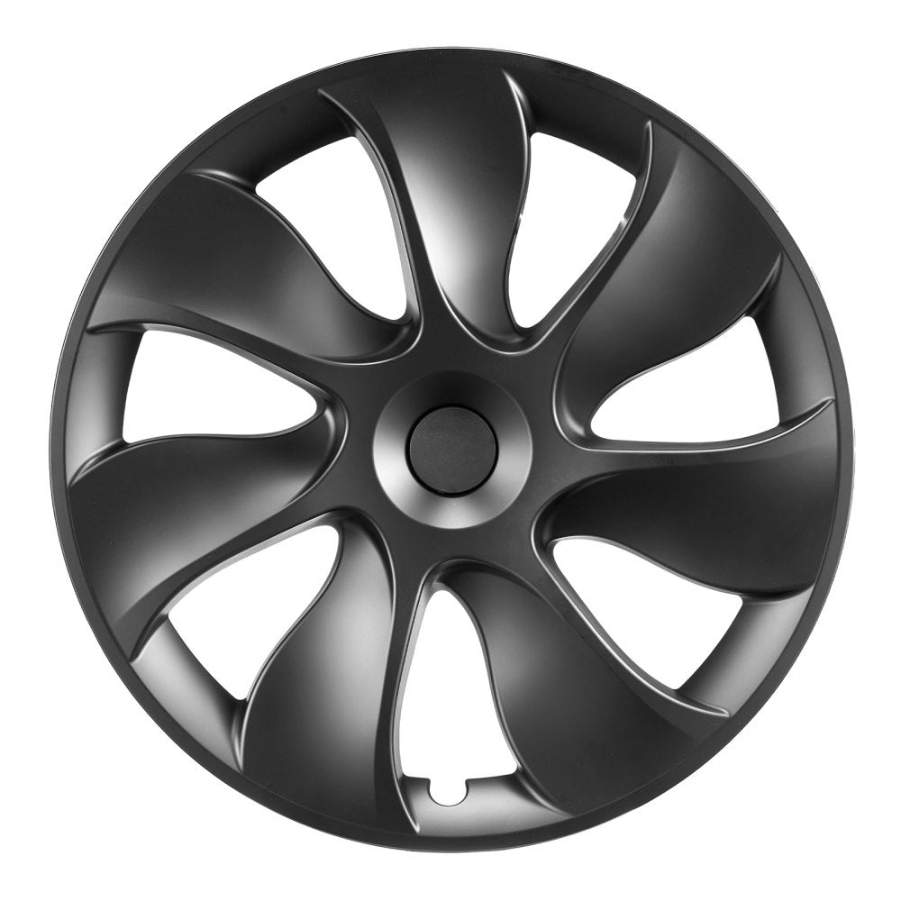 VEVOR Wheel Rim Cover Hubcaps, 19 in, 2021-2023 Model Y Fully Fit Hubcap with Snap, Guard Tape & Valve Nozzle Hole, ABS & PC Hubcap with High Rigidity & Less Wind Drag, Fits for All Weather Use
