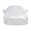VEVOR Car Cover, Car Cover Waterproof for Dodge Challenger Full Size Sedan, Custom-fit All Weather Sun Rain Wind Dust Snow Protection Full Exterior Covers with Door Zipper and Cotton Lining, Silver