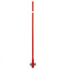 VEVOR 3T Prylever Bar 6600 Lbs Capacity Steel Pry Lever Bar Heavy Duty with Wheels Prylever with 5FT Length Handle 1.5m
