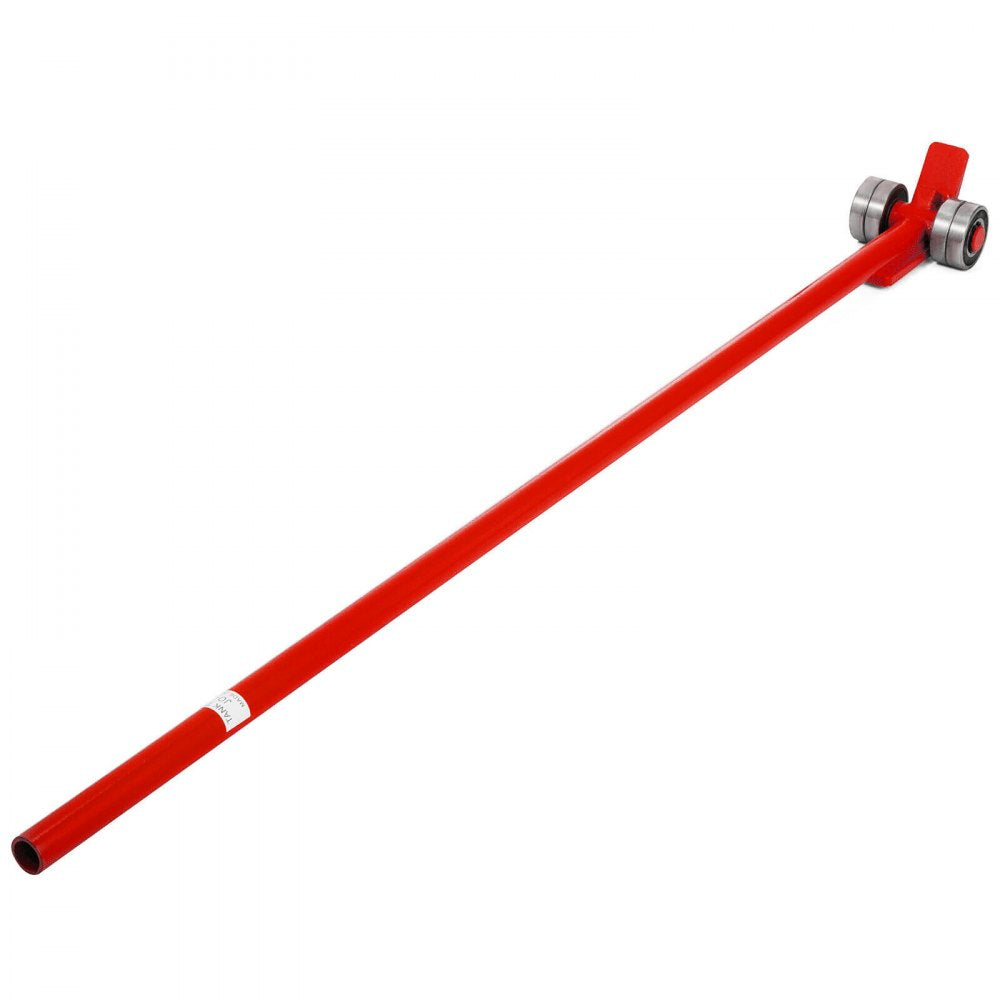 VEVOR 3T Prylever Bar 6600 Lbs Capacity Steel Pry Lever Bar Heavy Duty with Wheels Prylever with 5FT Length Handle 1.5m