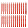 VEVOR Reciprocating Saw Blades, 25 Pack, 6/12 TPI Bi-Metal Reciprocating Saw Blade Set with Universal Shank, Sharp Teeth for Fast and Smooth Cuts, for Wood and Nail-Embedded Wood Demolition, Orange