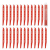 VEVOR Reciprocating Saw Blades, 25 Pack, 6/12 TPI Bi-Metal Reciprocating Saw Blade Set with Universal Shank, Sharp Teeth for Fast and Smooth Cuts, for Wood and Nail-Embedded Wood Demolition, Orange