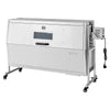 VEVOR Rotisserie Grill 38W BBQ Outdoor Pig & Lamb Spit Roaster, Charcoal Spit Roaster with 132 LBS Capacity, Wheels & 4-Level Height, Stainless Steel Rotisserie Grill Kit for Camping Outdoor Parties