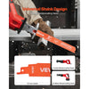 VEVOR Reciprocating Saw Blades, 25 Pack, 14/18 TPI Bi-Metal Reciprocating Saw Blade Set with Universal Shank, Sharp Teeth for Fast and Smooth Cuts, for Cutting 1/8-5/16 inch Medium Metals, Orange