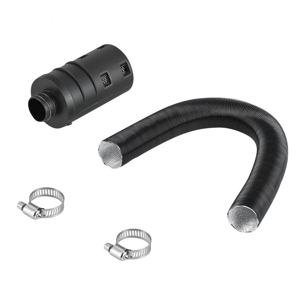 VEVOR Diesel Heater Intake Pipe Kit, 0.98 inch Car Air Parking Heater Ducting Pipe Hose Tube, Stretchable & Bendable Car Air Intake Filter Silencer Hose Pipes Kit for 2KW 5KW 8KW Diesel Heaters