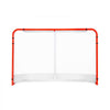 VEVOR Street Hockey Net, Indoor Outdoor Steel Hockey Goal, Official Regulation Pro Hockey Training Goal Set, Portable Hockey Goal with Net, Easy Assemble, 72" x 48", White/Red