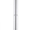 VEVOR Flag Pole, 25ft Heavy Duty Sectional Flagpole Kit with 136 LED Solar Light for Outside House In Ground, Outdoor Aluminum Flagpole with 3x5 American Flag for Yard, Residential, Commercial, Silver