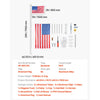 VEVOR Flag Pole, 25ft Heavy Duty Sectional Flagpole Kit for Outside House In Ground, Extra Thick Outdoor Aluminum Flagpole Kit with 3x5 American Flag for Yard, Residential or Commercial Use, Silver