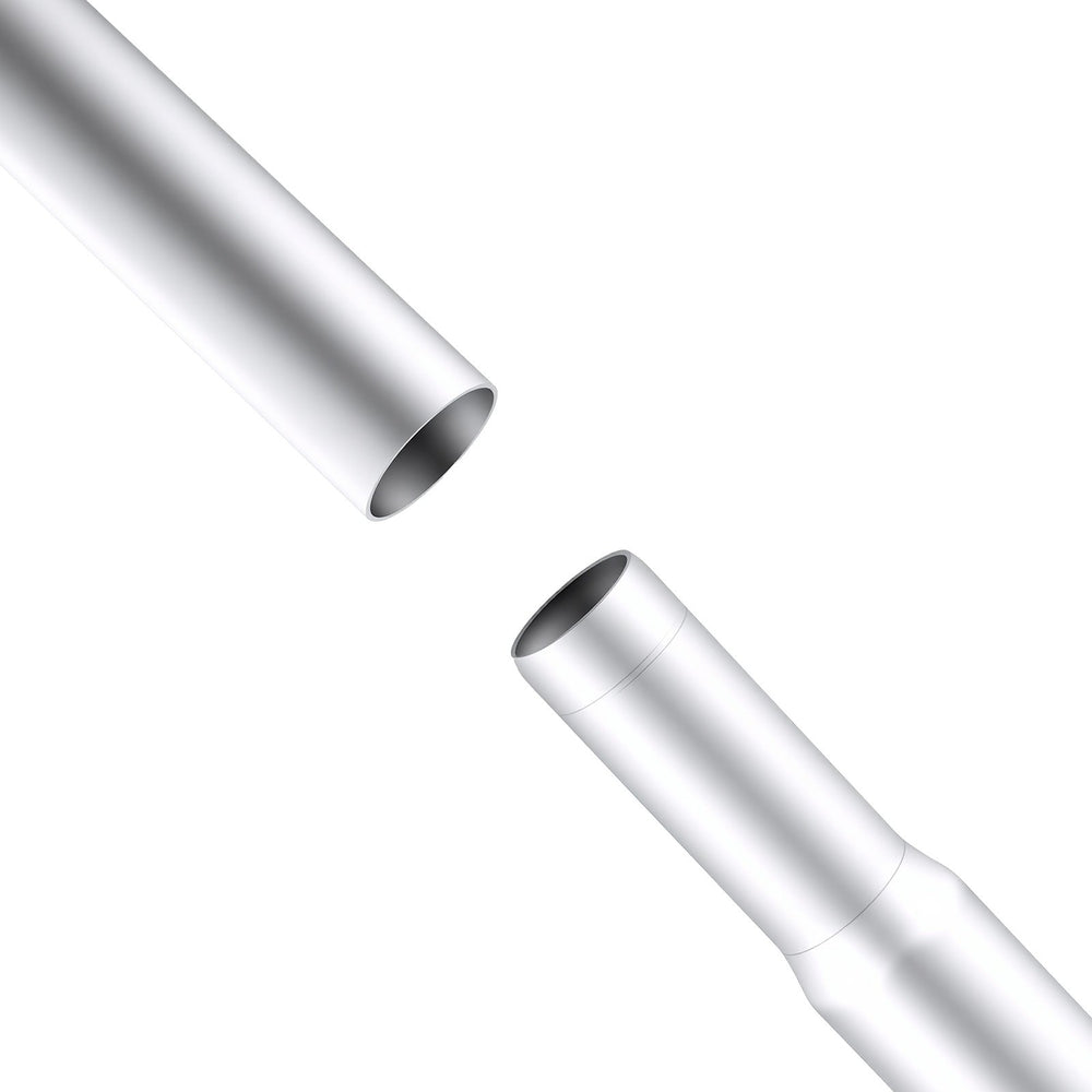 VEVOR Flag Pole, 25ft Heavy Duty Sectional Flagpole Kit for Outside House In Ground, Extra Thick Outdoor Aluminum Flagpole Kit with 3x5 American Flag for Yard, Residential or Commercial Use, Silver