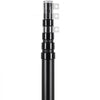 VEVOR 25FT Telescoping Flag pole Kit, Heavy Duty Aluminum Alloy in Ground Flag Poles for Outside, 3 Display Modes Flagpole with 3x5 American Flag, Professional Accessories, Black