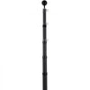 VEVOR 25FT Telescoping Flag pole Kit, Heavy Duty Aluminum Alloy in Ground Flag Poles for Outside, 3 Display Modes Flagpole with 3x5 American Flag, Professional Accessories, Black