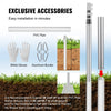 VEVOR 25FT Telescoping Flag pole Kit, Heavy Duty Aluminum Alloy in Ground Flag Poles for Outside, 3 Display Modes Flagpole with 3x5 American Flag, Professional Accessories, Silver
