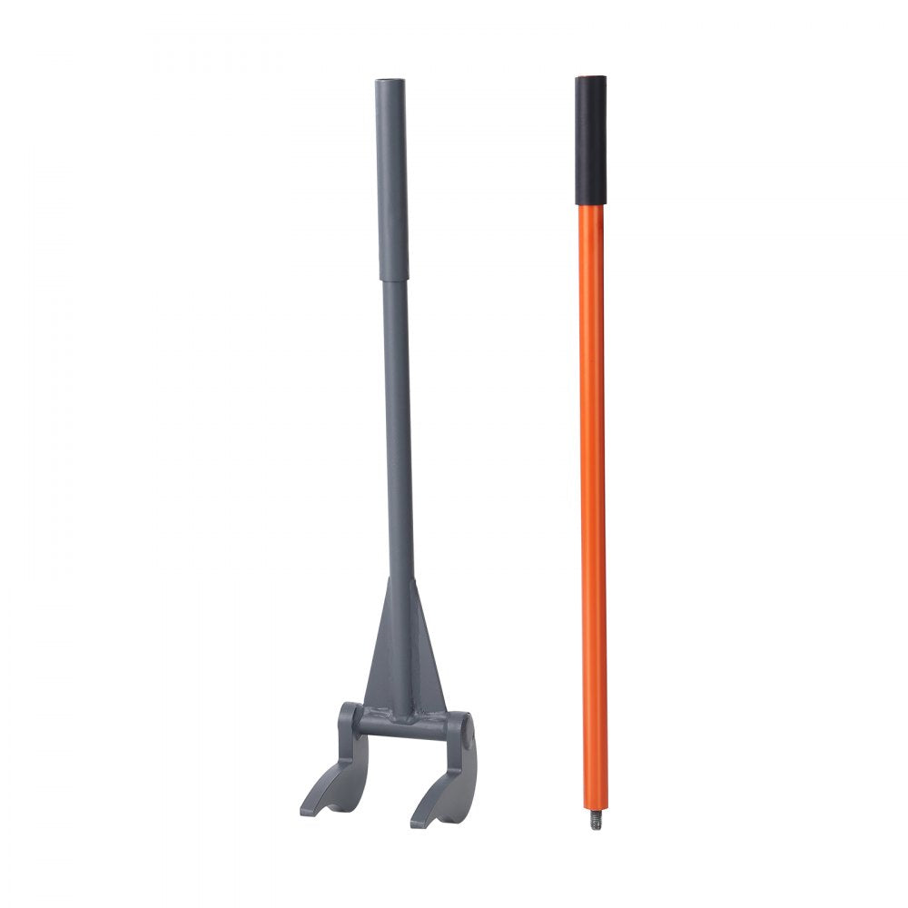 VEVOR Pallet Buster, 50'' Carbon Steel Handle Pallet Breaker, 2000 lbs Weight Capacity, Heavy Duty Deck Board Removal Tool, Deck Wrecker with Non-Slip Grip for Efficient and Effortless Board Removal