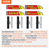 VEVOR Auto Repair Advertising Feather Flag with Pole Kit, Advertising Flags for Business Outside, Includes 4 Banner Flags, 4 Poles, 4 Ground Stakes, Swooper Flags for Businesses 16.3 FT