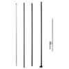VEVOR Feather Flag Pole Kit, Swooper Flag Pole Set 16.3 ft, Sign Flag Poles for Business Advertising Flags Outdoor, with A Ground Stake and Carrying Bag (Flag Not Included)