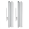 VEVOR Feather Flag Pole Kit, 2 Packs Swooper Flag Pole 16.3 ft, Sign Flag Poles for Business Advertising Flags Outdoor, with Ground Stakes and A Carrying Bag (Flag Not Included)