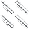 VEVOR Feather Flag Pole Kit, 4 Packs Swooper Flag Pole 16.3 ft, Sign Flag Poles for Business Advertising Flags Outdoor, with Ground Stakes and A Carrying Bag (Flag Not Included)
