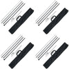 VEVOR Feather Flag Pole Kit, 4 Packs Swooper Flag Pole 16.3 ft, Sign Flag Poles for Business Advertising Flags Outdoor, with Ground Stakes and A Carrying Bag (Flag Not Included)