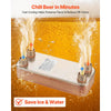 VEVOR Plate Heat Exchanger, 5 x 12 in Brazed Plate Water to Water Heat Exchanger with 20 Plates, Mounting Bracket, Sturdy Stainless Steel Construction, 170-330K BTU for Boiler, Radiant Floor Heating
