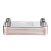 VEVOR Plate Heat Exchanger, 5 x 12 in Brazed Plate Water to Water Heat Exchanger with 20 Plates, Mounting Bracket, Sturdy Stainless Steel Construction, 170-330K BTU for Boiler, Radiant Floor Heating