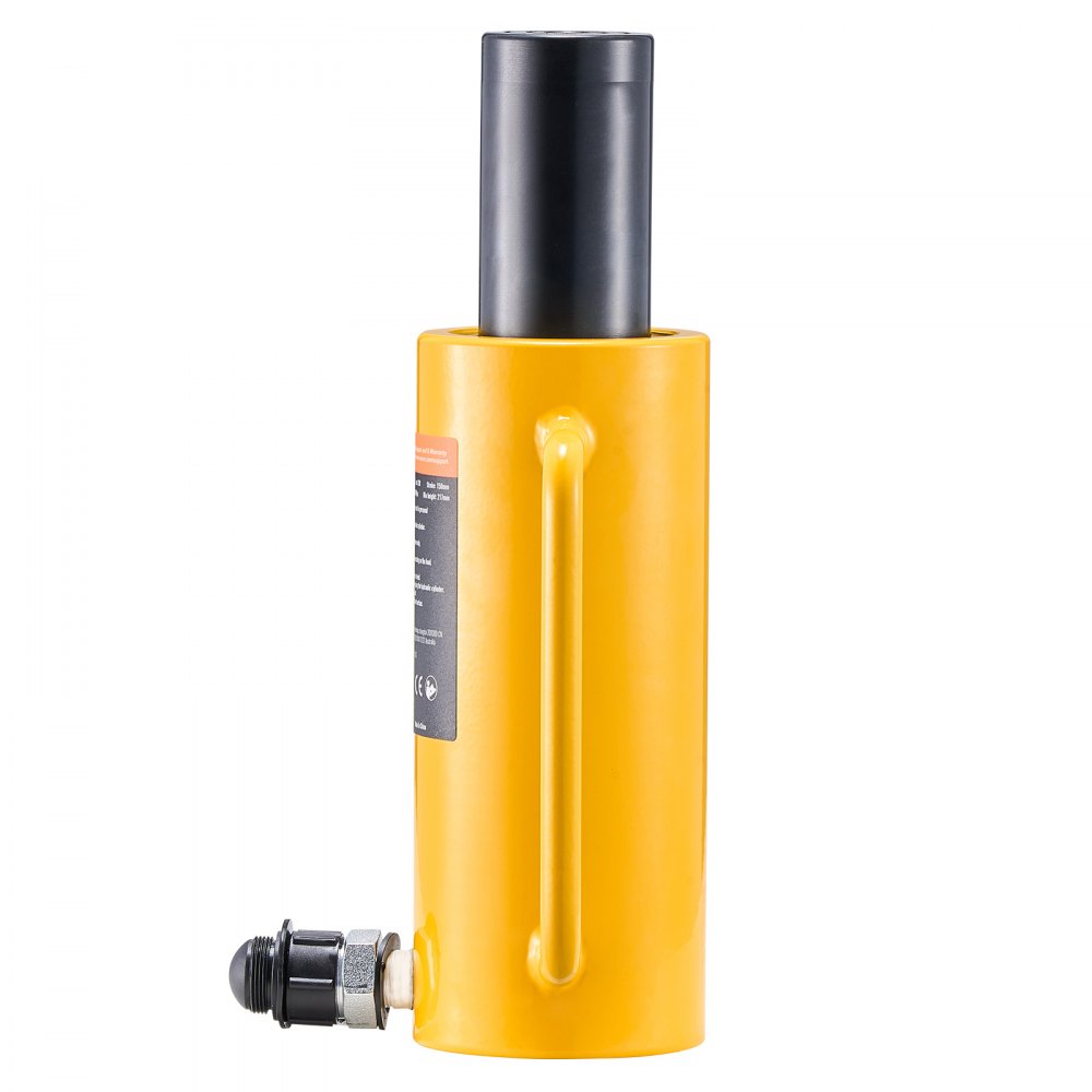 VEVOR Hydraulic Cylinder Jack, 20 Ton Solid Ram Hydraulic Cylinder, 6 Inch Stroke Single Acting Hydraulic Cylinder, with Quick Connector Portable Hydraulic Solid Jack Hydraulic Lifting Cylinders